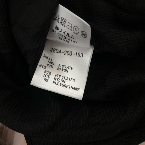 NWT Double Standard Clothing Black Balloon Sleeve Mockneck Japan Shirt Small - Picture 8 of 11